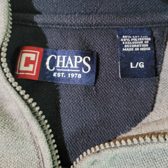 Large grey cotton sweater - Picture 4 of 8